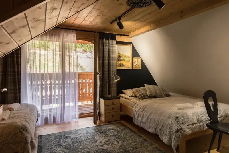 Sypialnie w domu w górach na wynajem Nowy Targ - wypoczynek w górach Podhale - zdjęcie 12